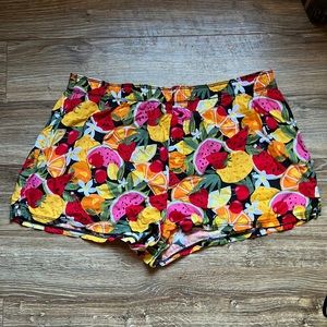 PINK Sleep shorts sleep boxers fruity print